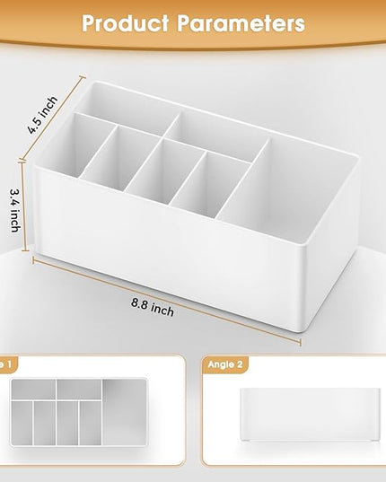 Charger Cable Cord Storage Organizer Easy storage without ties charger cable organizer Cable Management Boxes - 1 Pack （white）