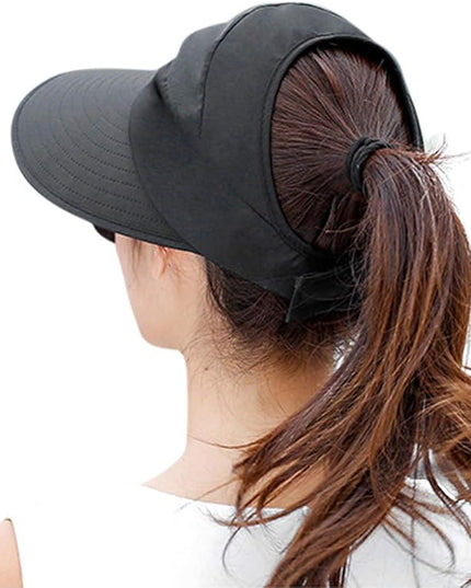 HINDAWI Sun Hats for Women Wide Brim UV Protection Sun Hat Summer Beach Packable Visor