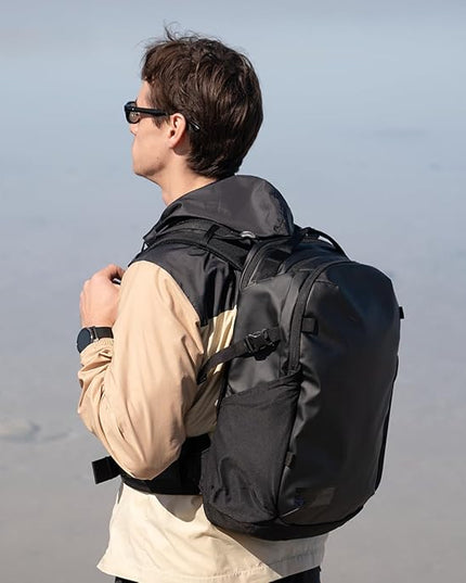 WANDRD NIMBUS 18L: Lightweight Travel Backpack for Men and Women, Weather Resistant Everyday Bag with Padded Shoulder Straps, Laptop Bag and Traveling Bag for Office (Black)
