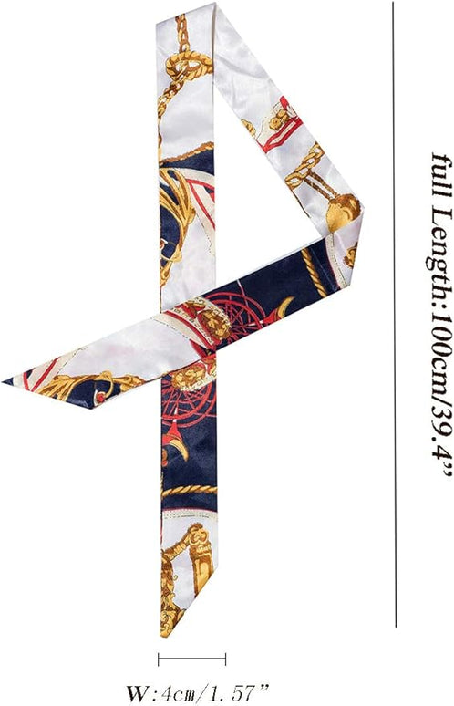 kcctoo 2/6/10Pack Scarf Bags for Women Handbag Scarfs Band Hair Neck Scarves Fashion Gifts