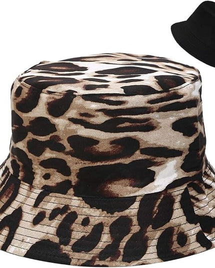 XYIYI Cute Bucket Hat Beach Fisherman Hats for Women, Reversible Double-Side-Wear