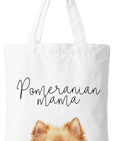 Dog Mama Canvas Tote Bag for Women, Dogs Lover Gift for Dog Mom, Birthday Christmas Cute Rottweiler Gifts For Women.