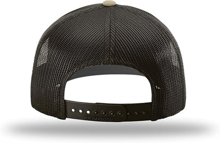 Richardson 112 Trucker Hat - Premium Adjustable Snapback Hat - Structured Six Panel Richardson Blank Caps