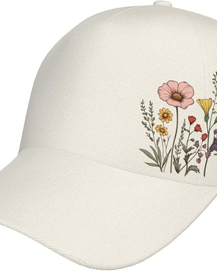 St. Patrick's Day Baseball Cap for Men Women Flower Print Sport Outdoor Travel Trucker Hat Sun Protection Dad Hats