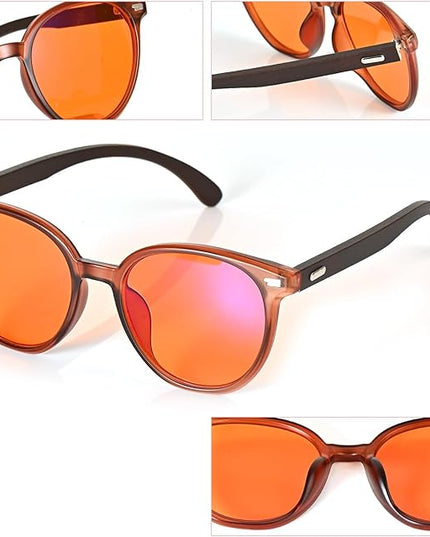 Blue Light Blocking Glasses for Computer/Gaming/Mobile Video - Reduce Eye Strain & Improve Sleep for Men and Women