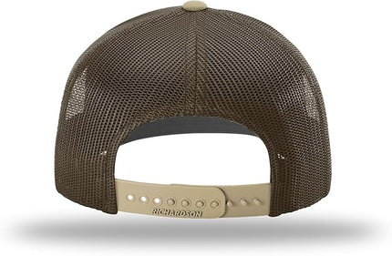 Richardson 112 Trucker Hat - Premium Adjustable Snapback Hat - Structured Six Panel Richardson Blank Caps