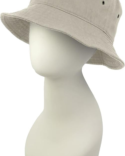 Utmost Bucket Hat 100% Cotton & Denim Lightweight Packable Outdoor Summer Beach Fishing Sun Hat