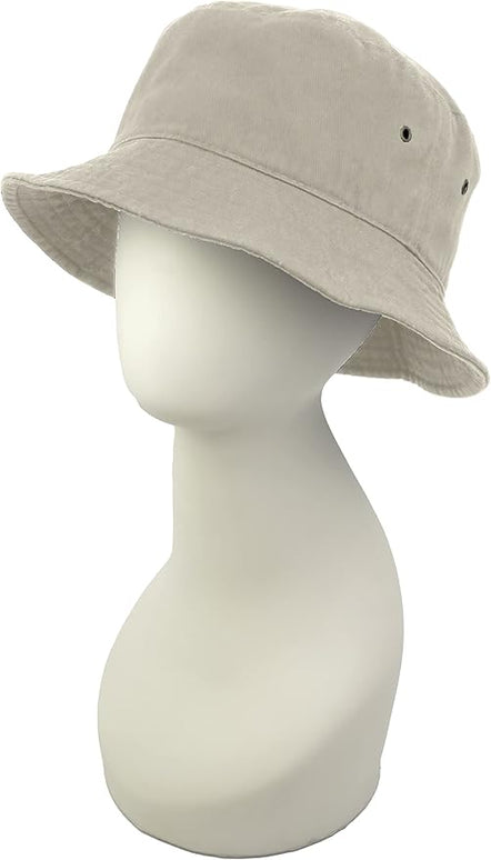 Utmost Bucket Hat 100% Cotton & Denim Lightweight Packable Outdoor Summer Beach Fishing Sun Hat