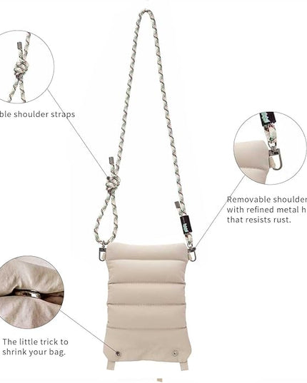 ACUARIO Crossbody Bag for Women, Tote Bag Purse for Work, Travel, Gym – Small Shoulder Bag, Stylish Women’s Tote Handbag