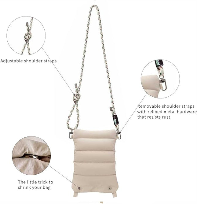 ACUARIO Crossbody Bag for Women, Tote Bag Purse for Work, Travel, Gym – Small Shoulder Bag, Stylish Women’s Tote Handbag