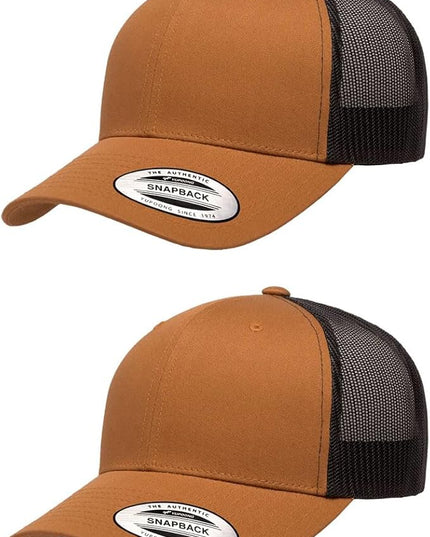 Yupoong Classic Premium Mesh 6 Panel Retro Trucker Cap | Mid Profile Snapback | OSFA | Bulk Pack Available