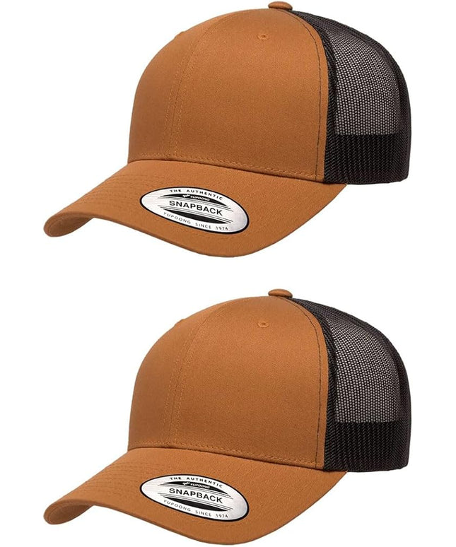 Yupoong Classic Premium Mesh 6 Panel Retro Trucker Cap | Mid Profile Snapback | OSFA | Bulk Pack Available