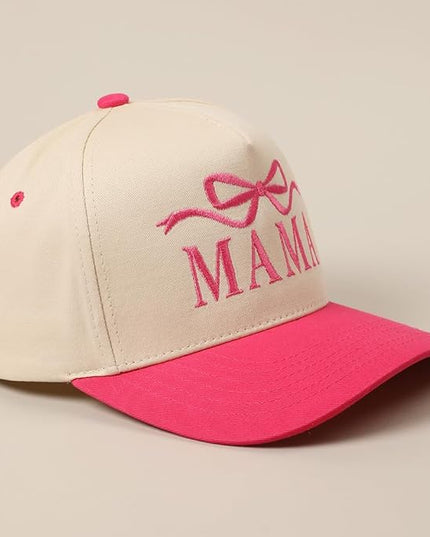 MIRMARU Two-Tone Vintage Canvas Trucker Hats for Men & Women, Adjustable Size Baseball Caps with Trendy Embroidered Design