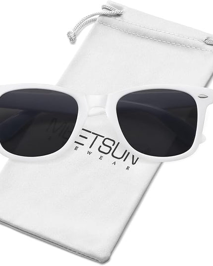 MEETSUN Polarized Sunglasses for Women Men Classic Retro Square Frame Driving Sun Glasses UV Protection