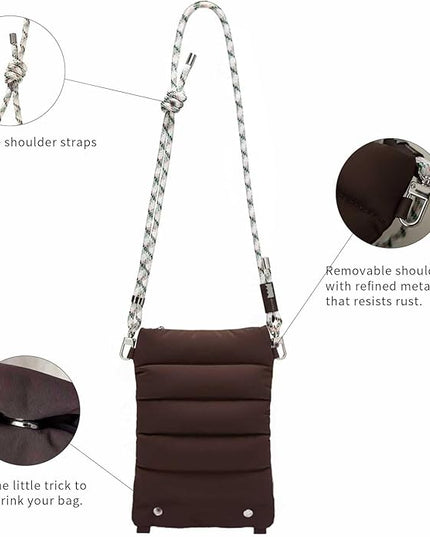 ACUARIO Crossbody Bag for Women, Tote Bag Purse for Work, Travel, Gym – Small Shoulder Bag, Stylish Women’s Tote Handbag