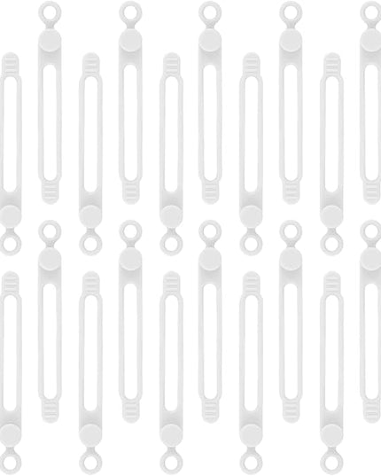 24Pcs Silicone Cable Straps, Reusable Cable Ties Management Organizer, Reusable Cable Ties Wire Organizer, Silicone Cable Ties for Office Home Kitchen School Travel Organization