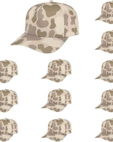 The Hat Pros Cap America i2026 Mid Profile 5-Panel Daybreak Camo Cap w/Quick-Dry Sweatband & Adjustable Snapback