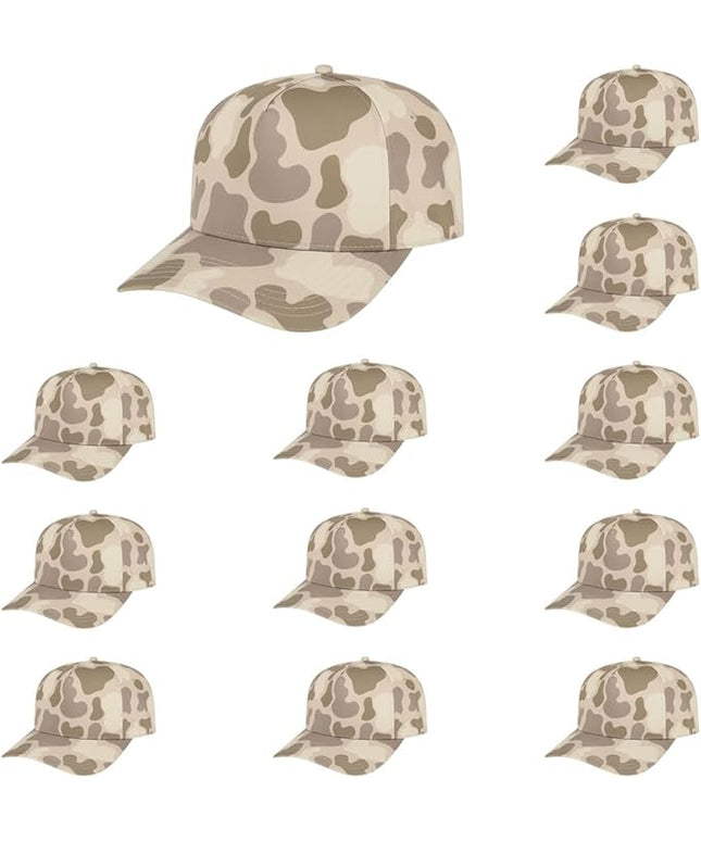 The Hat Pros Cap America i2026 Mid Profile 5-Panel Daybreak Camo Cap w/Quick-Dry Sweatband & Adjustable Snapback