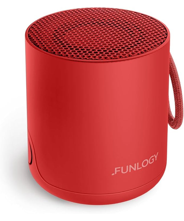 Portable Mini2 Bluetooth Speaker, Wireless Portable Speaker with Deep Bass, IPX7 Waterproof, TWS Stereo Pairing, Built-in Mic, Small Speaker for Shower, Outdoor, Travel, Red