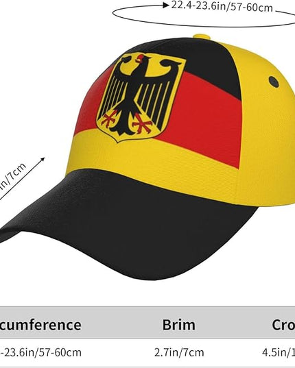 Cute Flag Baseball Cap Hats for Women Men Trucker Hat Patriotic Adjustable Snapback Ball Cap Hat
