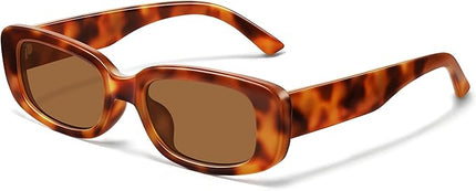 JASPIN Rectangle Sunglasses for Women Men Trendy Y2k Retro 90s Sun Glasses UV Protection Cool Square Frame