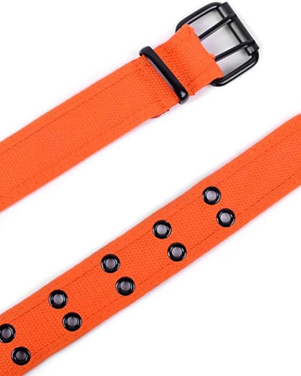 Boxed Gifts Parquet Casual Canvas Belt - Double Hole, Double Grommets for Men & Women