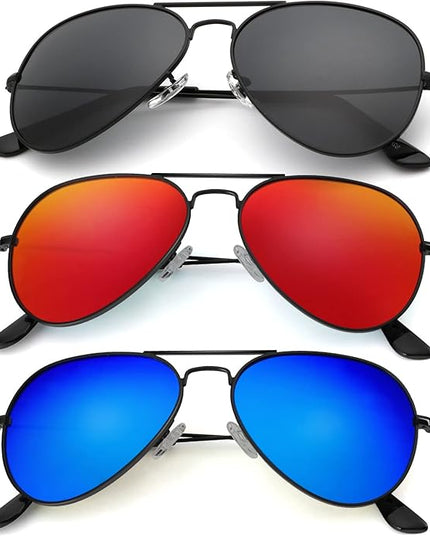 KALIYADI Classic Aviator Sunglasses for Men Women Driving Sun glasses Polarized Lens UV Blocking
