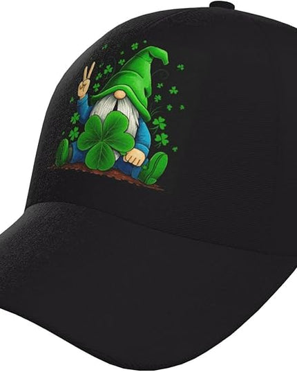 St. Patrick's Day Baseball Cap, Irish Green Clover Trucker Hat for Men Women, Fashion Adjustable Sun Visor Dad Hat