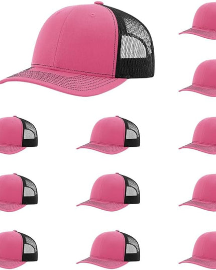 Richardson 112 Classic Six-Panel Adjustable Snapback Trucker Cap | Bulk Packs Available