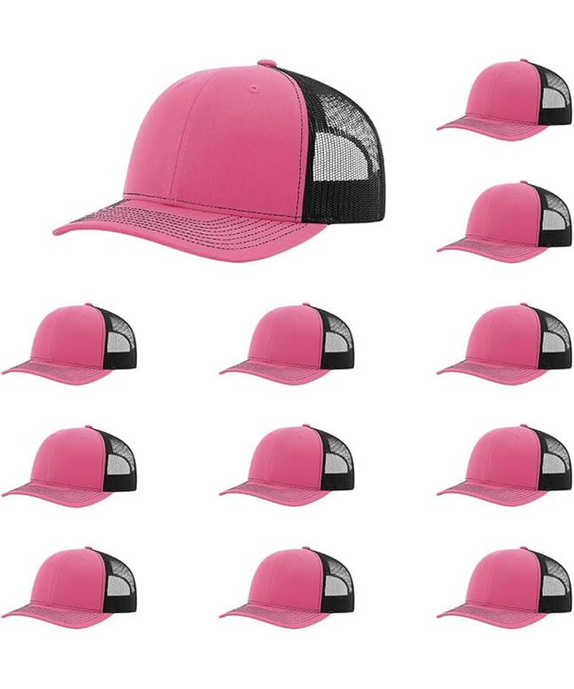 Richardson 112 Classic Six-Panel Adjustable Snapback Trucker Cap | Bulk Packs Available