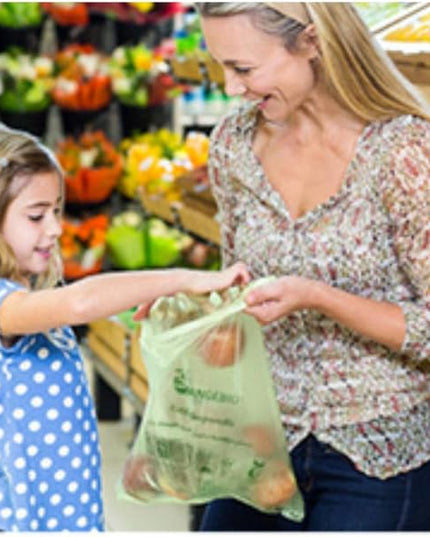 OrangeBio Certified Home Compostable Produce Bags, 800 Count, 15 x 17 Inches, Hold Up to 14 Lbs, ASTM D6400, EN 13432, US BPI & Europe OK Compost Home Certified