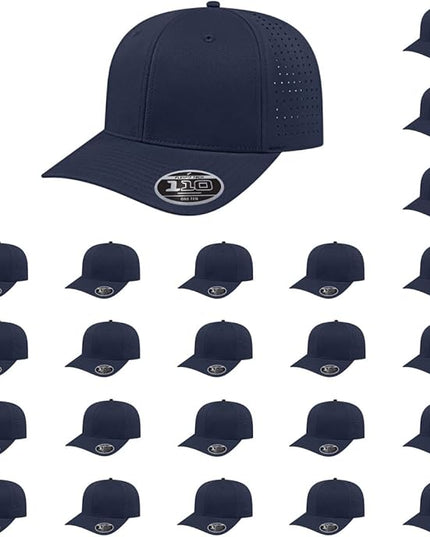 Cap America i8533 Flexfit 110 Perforated Performance Snapback Mid Profile 6-Panel Cap w/UV Guard & Adjustable Snapback
