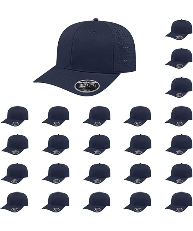Cap America i8533 Flexfit 110 Perforated Performance Snapback Mid Profile 6-Panel Cap w/UV Guard & Adjustable Snapback