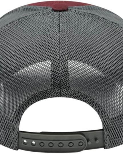 Cap America i8502 Flexfit 110 Premium Mid Profile 6-Panel Mesh Back Trucker Cap Hat w/UV Guard & Adjustable Snapback