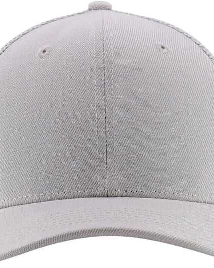 Mesh Snapback Hat (M/L/XL/XXL) - Blank Structured Men's Trucker Hats-Baseball Caps - Adjustable Ball Cap