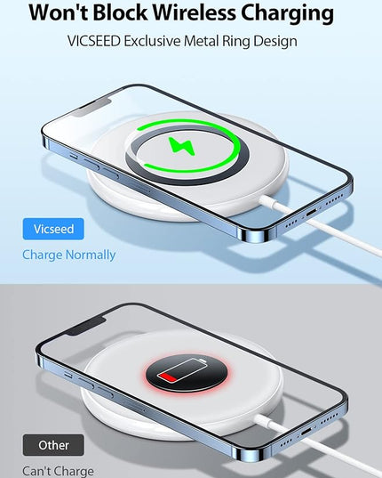 VICSEED for MagSafe Car Mount [Upgraded Strongest Magnet Power] Magnetic Phone Holder for Car Vent 360 Adjustable Magnetic Car Phone Holder Mount for iPhone 17 Pro Max 16 15 14 13 12 Plus Mini
