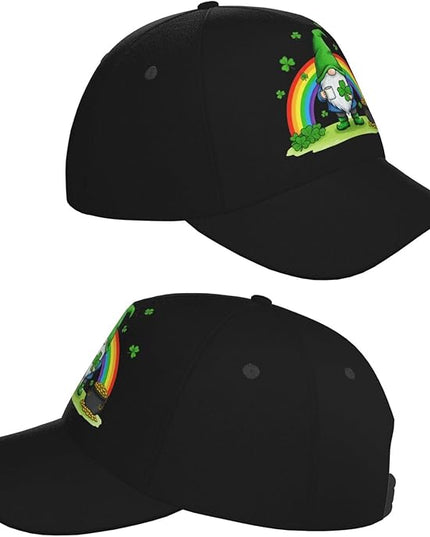 St. Patrick's Day Baseball Cap, Irish Green Clover Trucker Hat for Men Women, Fashion Adjustable Sun Visor Dad Hat