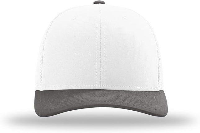 Richardson 112 Trucker Hat - Premium Adjustable Snapback Hat - Structured Six Panel Richardson Blank Caps