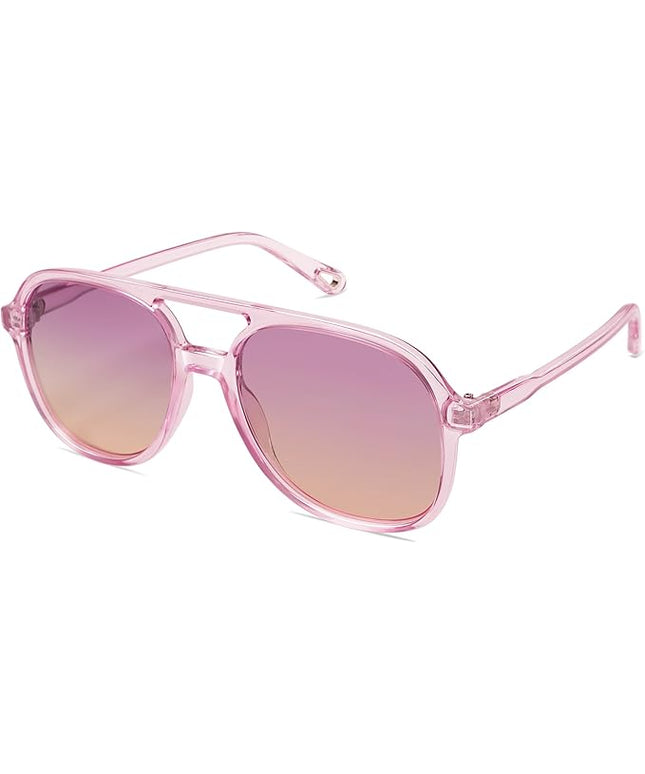 SOJOS Retro Polarized Aviator Sunglasses Womens Mens Classic 70s 80s Vintage Trendy Square Aviators SJ2174