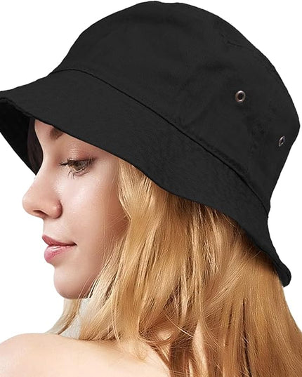 Unisex Bucket Small Brim Summer Beach UV Protective Packable Travel Hat