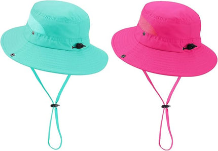 Century Star Outdoor Kids Sun Hat UPF 50+ Quick Dry Adjustable Bucket Hat Windproof Waterproof Beach Fishing Safari Hat