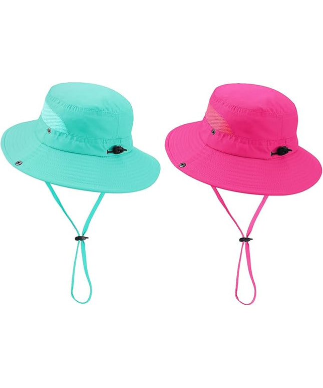 Century Star Outdoor Kids Sun Hat UPF 50+ Quick Dry Adjustable Bucket Hat Windproof Waterproof Beach Fishing Safari Hat