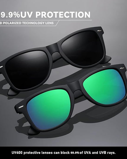 Polarized Sunglasses Womens Men - Sun glasses Fashion Trendy Driving Fishing UV Blocking UV400 Protection