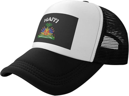 Cute Flag Baseball Cap for Men Women Mesh Trucker Hat Adjustable Patriotic Snapback Baseball Hat for Sports Running