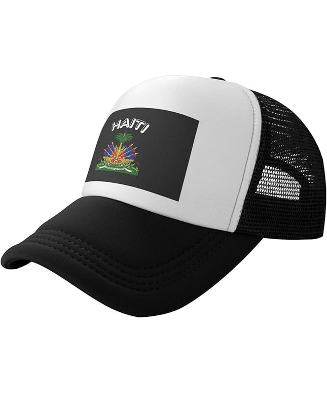 Cute Flag Baseball Cap for Men Women Mesh Trucker Hat Adjustable Patriotic Snapback Baseball Hat for Sports Running
