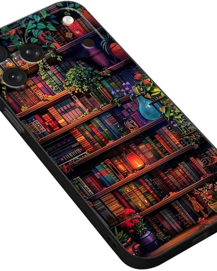 Phone Case TPU Colorful Book Wall Flowers Accessories Cover Protect Shockproof Compatible with iPhone 17 Pro - Shockproof Slim Cover