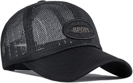 FASHIXD Mesh Baseball Cap for Men Women Summer Breathable Trucker Hats Running Hats Outdoor Sports Quick Dry Hat