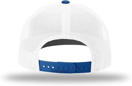 Richardson 112 Trucker Hat - Premium Adjustable Snapback Hat - Structured Six Panel Richardson Blank Caps