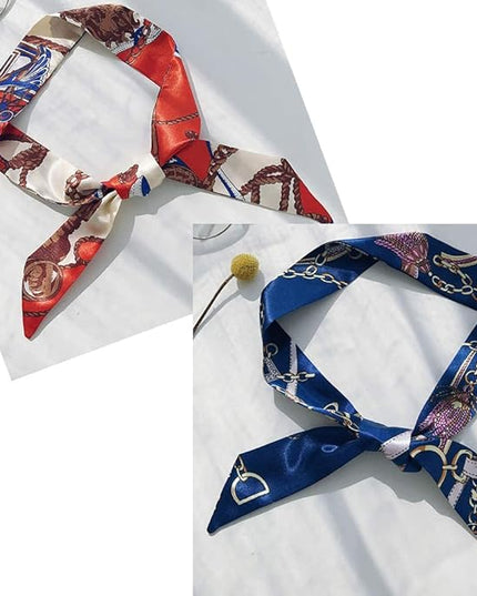 kcctoo 2/6/10Pack Scarf Bags for Women Handbag Scarfs Band Hair Neck Scarves Fashion Gifts