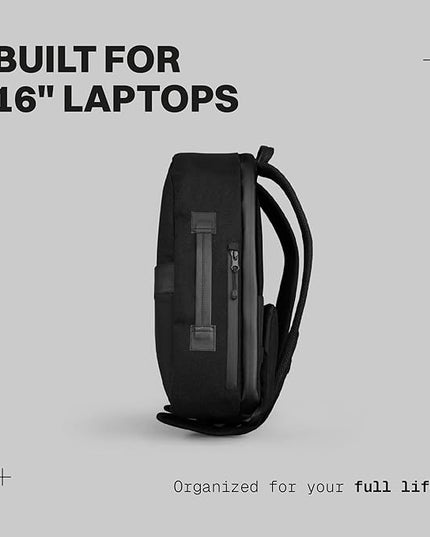 The Frenchie Co. - Super Light Speed Backpack - Expandable lightweight travel carry-on - Anti-theft magnetic closure - Self-adjusting straps, ballistic nylon water-resistant